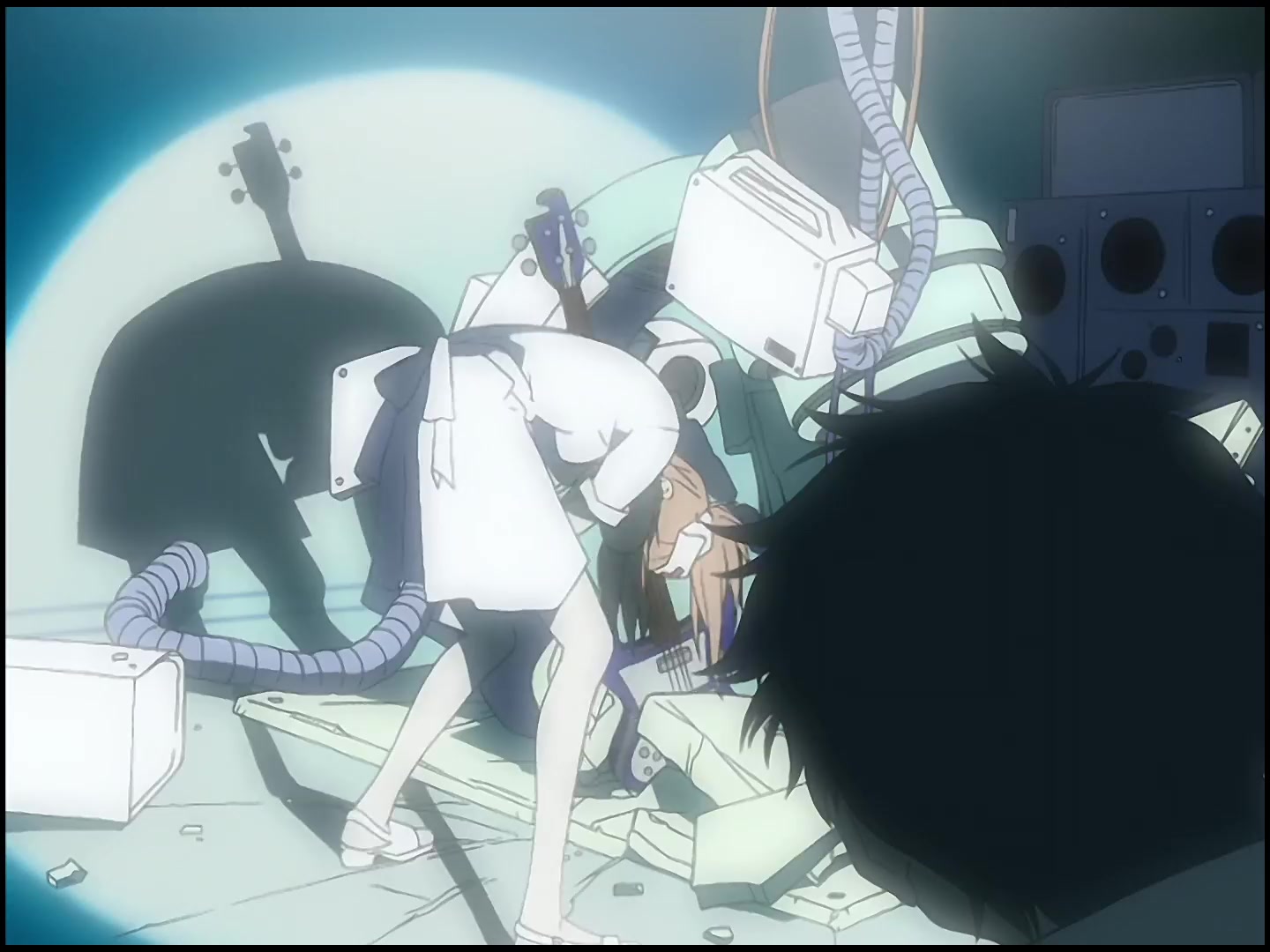[Tsukyio Editing Resources] FLCL (Episode 1) Raw Clips (150) (tsukyio.com).mp4